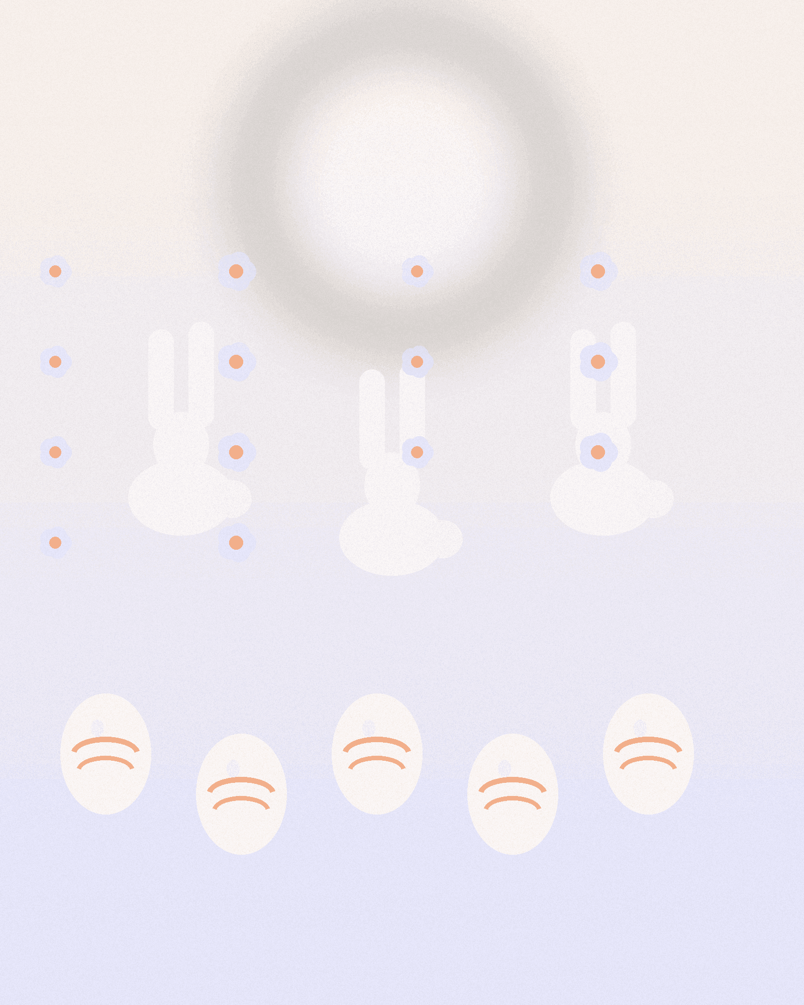 Candy-pastel Easter wallpaper with blossoms Easter wallpaper